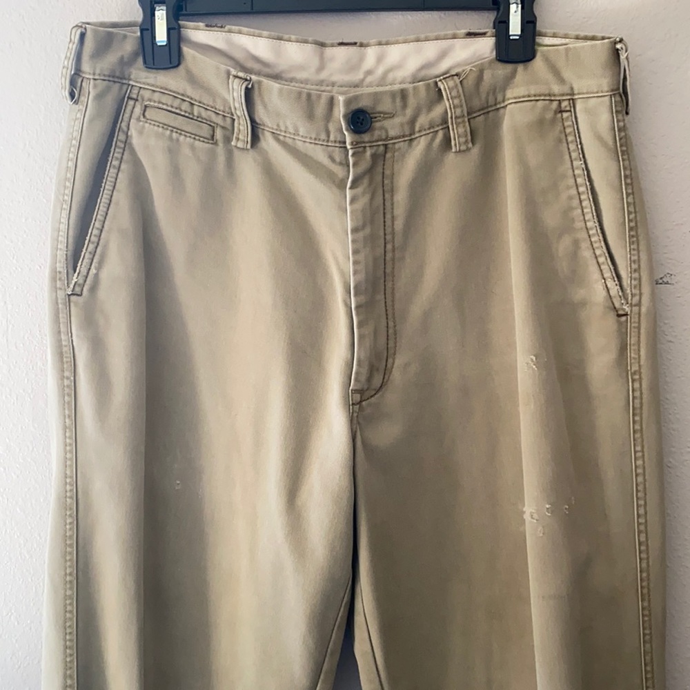 Relaxed straight khakis men’s
